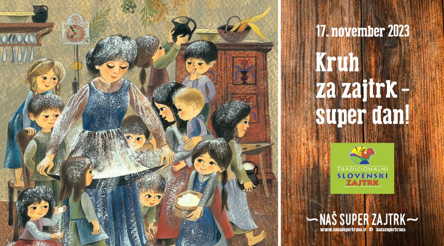 Kruh za zajtrk – super dan!